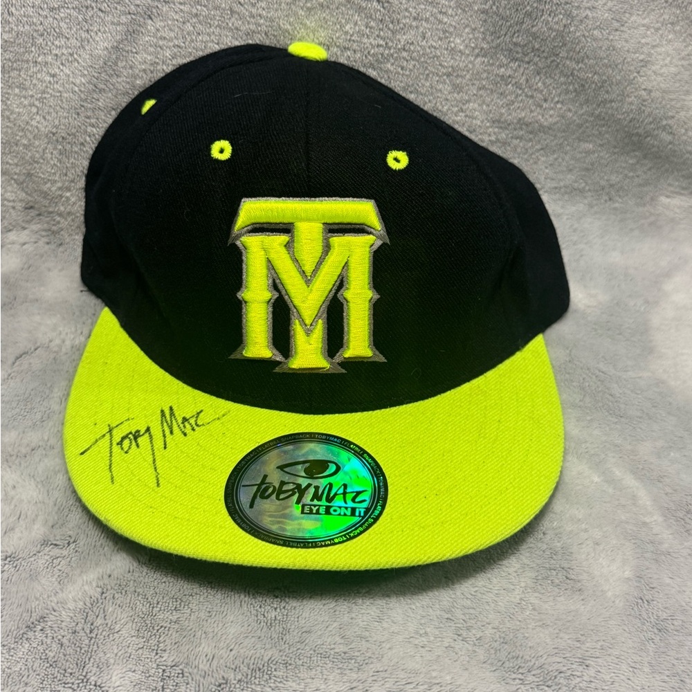 Toby Mac FlatBill SnapBack Eye On It Hat‎ Cap DC Talk Christian Signed Autograph